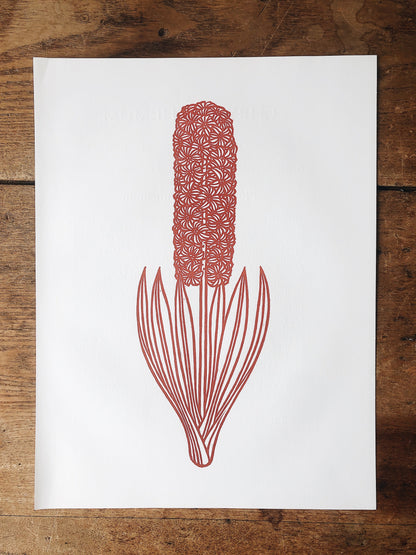 Vintage Czechoslovakian Wood Cut