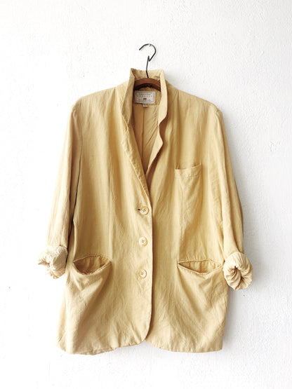 Vintage Linen Blazer