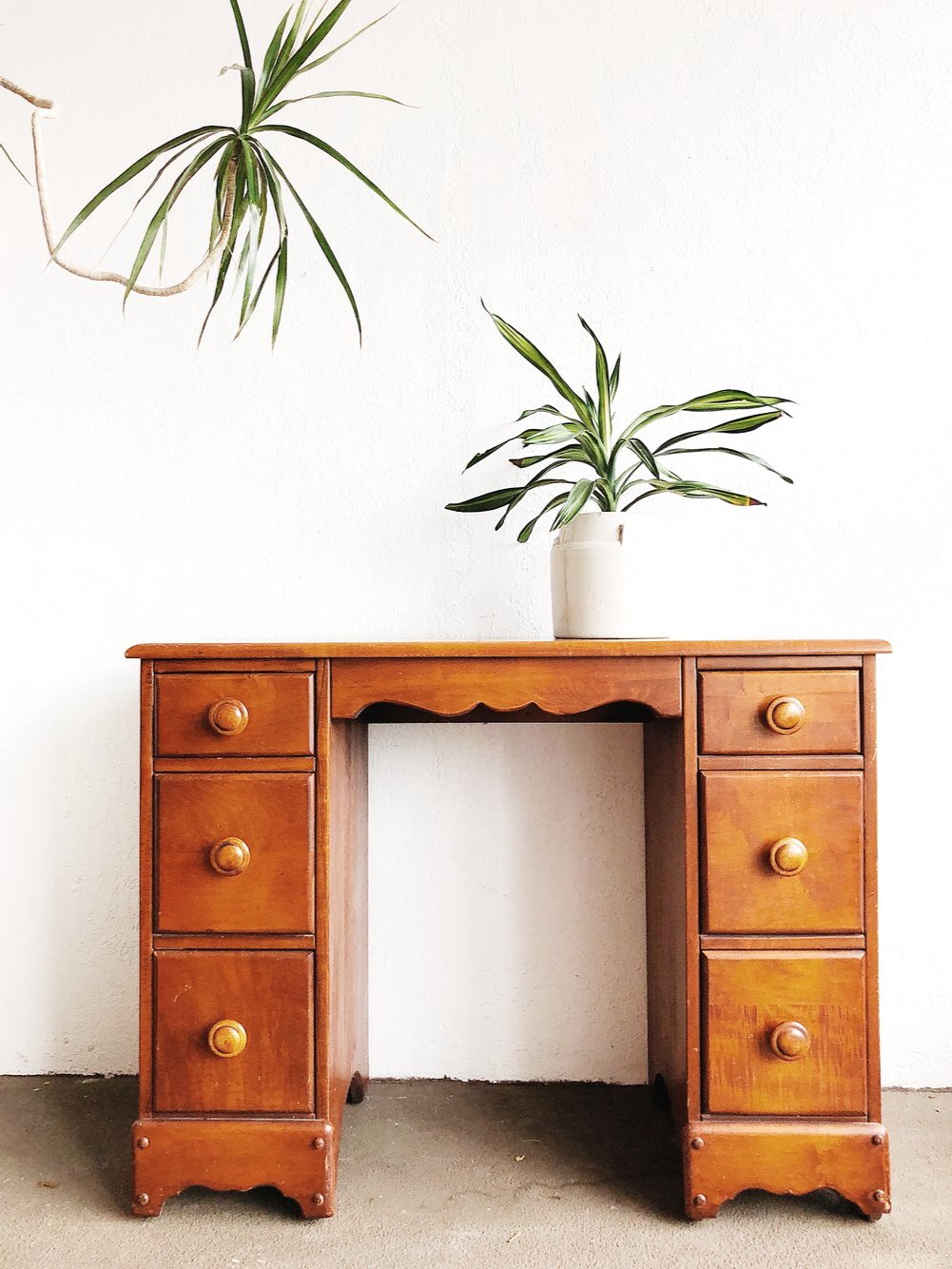 Vintage Maple Sewing Desk