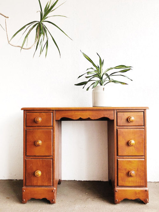 Vintage Maple Sewing Desk