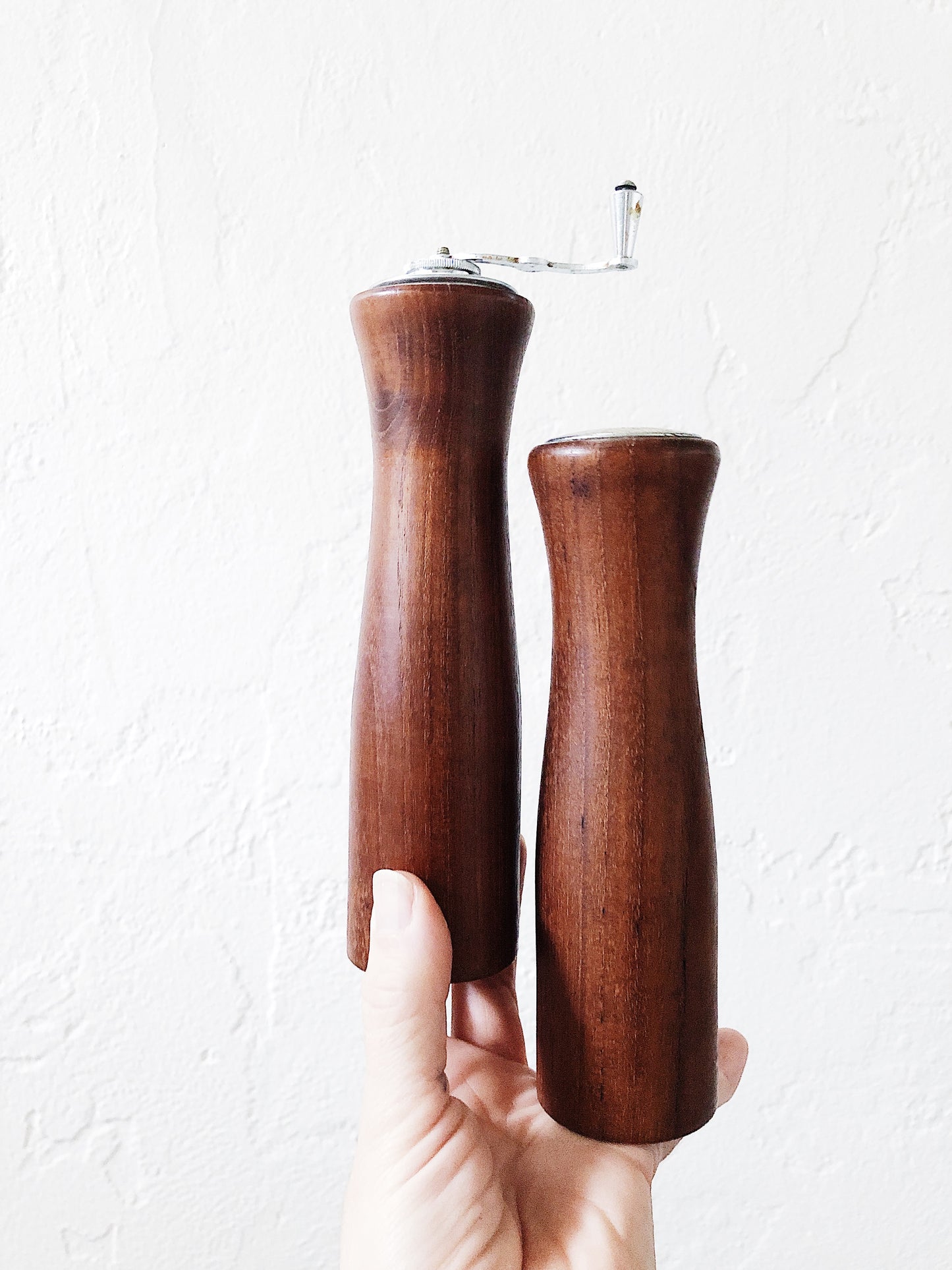 Vintage Teak Salt and Pepper Mill