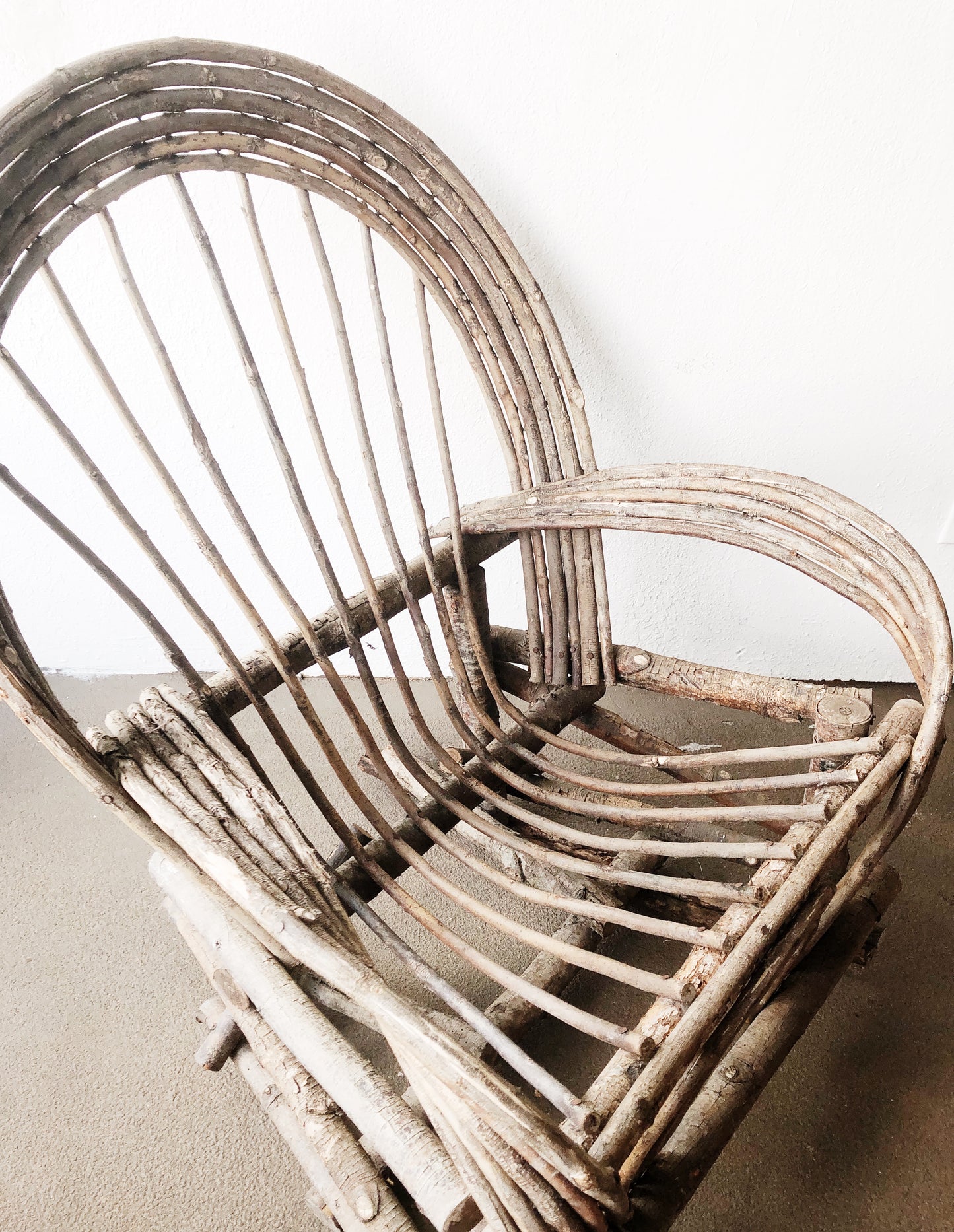 Vintage Bentwood Twig Rocking Chair