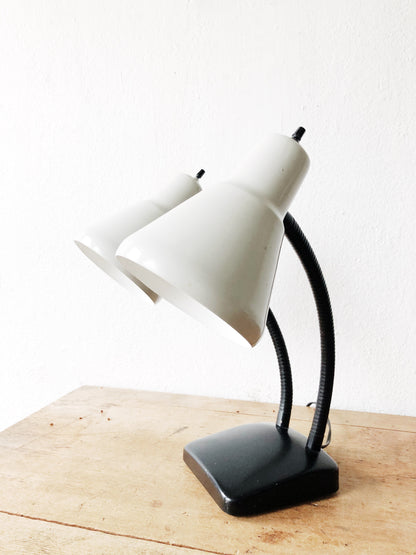 Mid Century Double Gooseneck Lamp