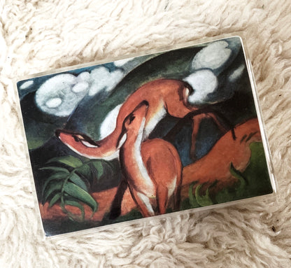 Vintage Framed Franz Marc Illustration