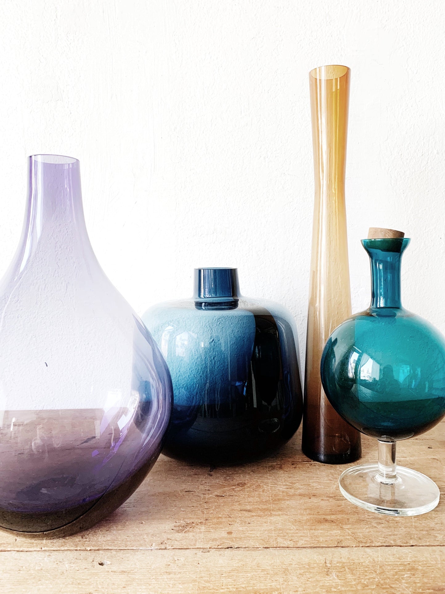 Colored Glass Vessel