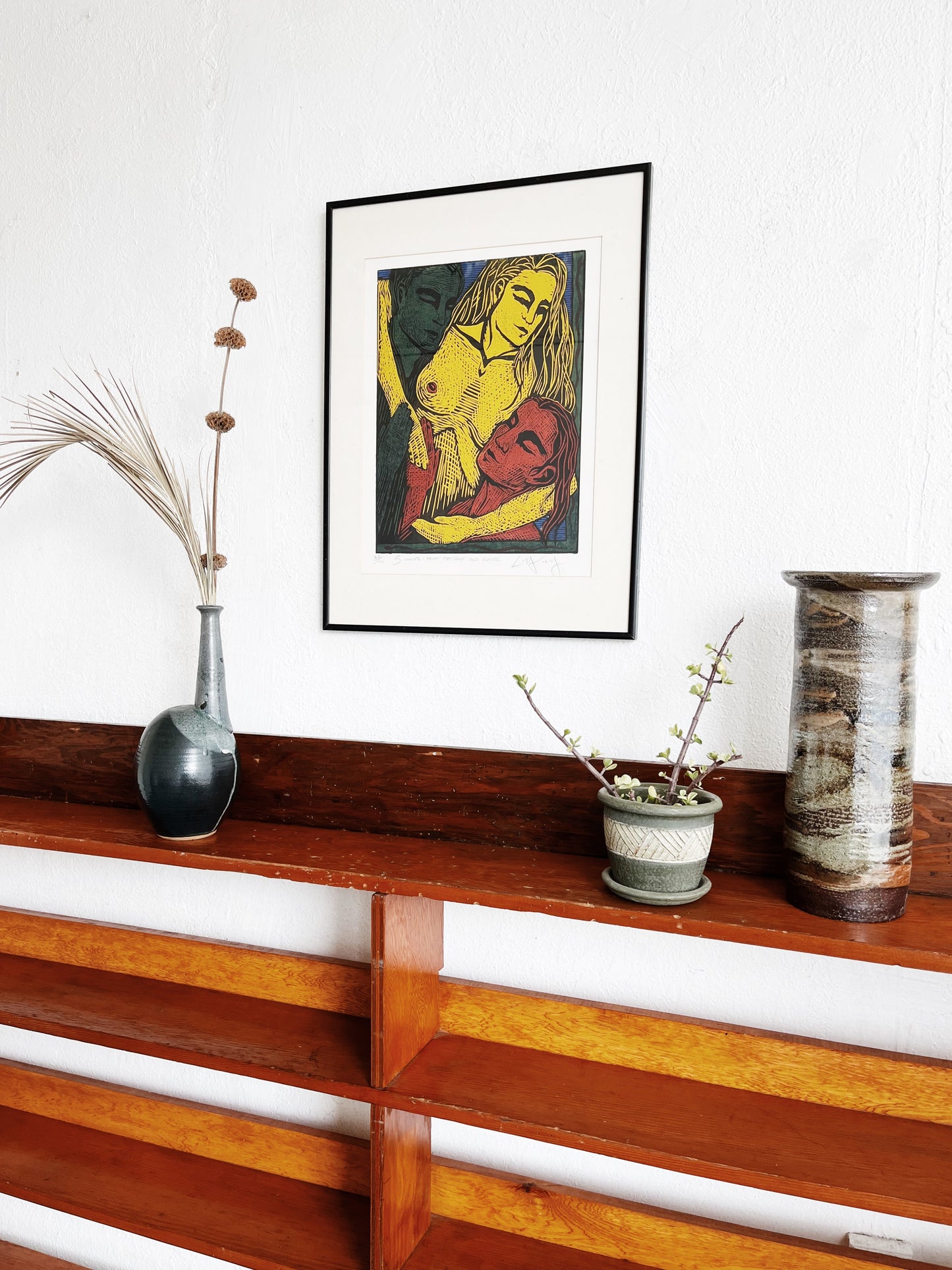 Handmade Long Wood Shelf
