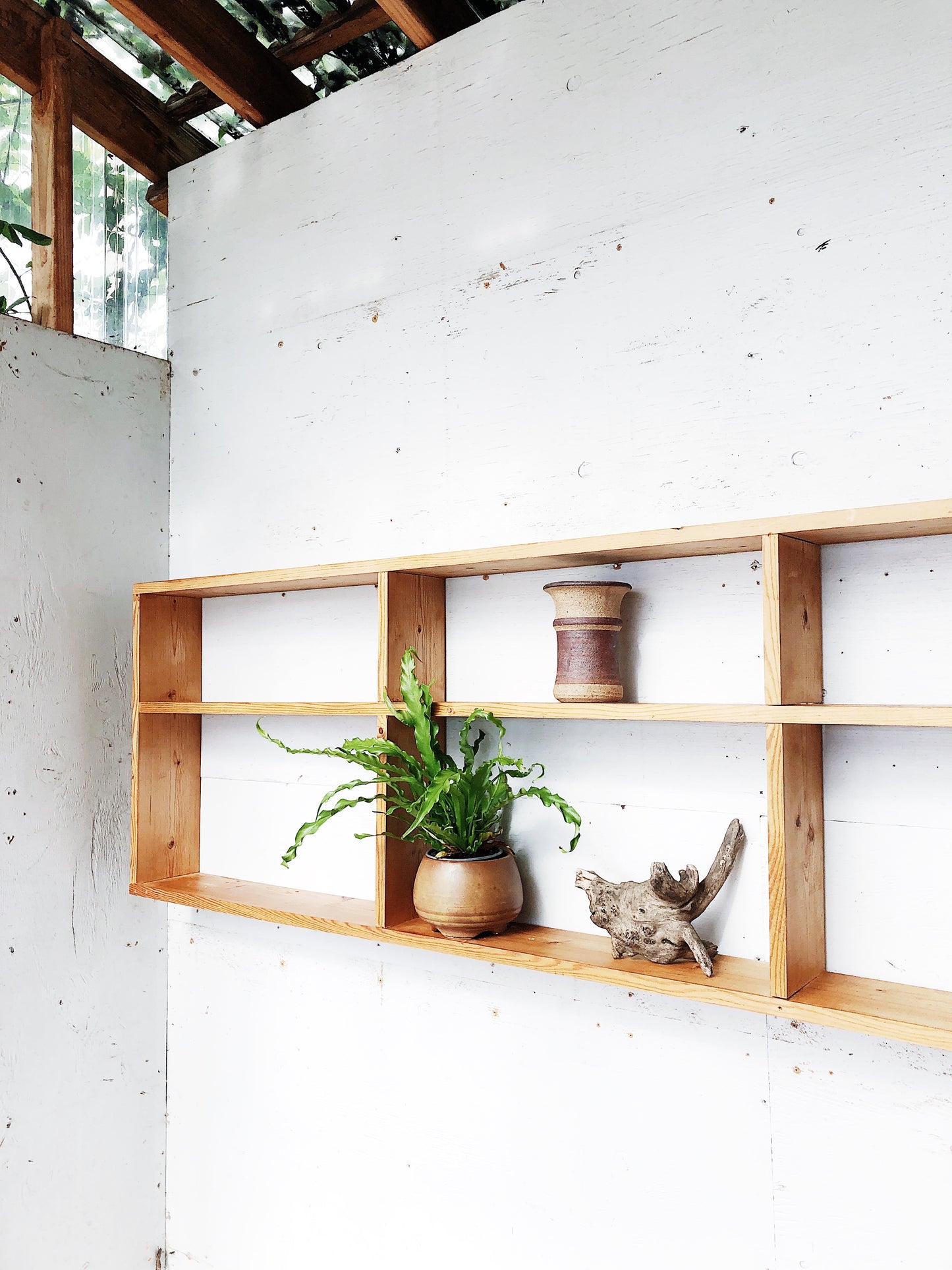 Handmade Extra Long Wall Shelf