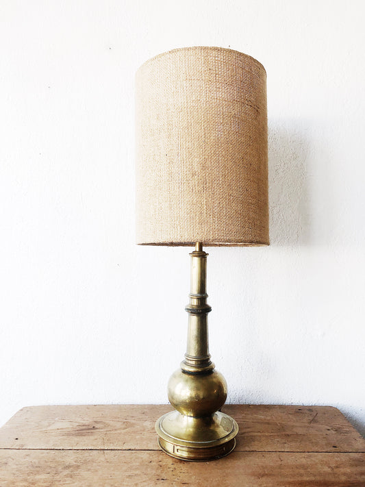 Vintage Solid Brass Lamp