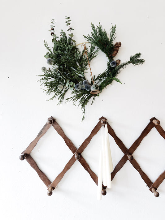 Vintage Oversized Accordion Rack