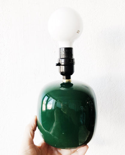 Vintage Green Ceramic Lamp