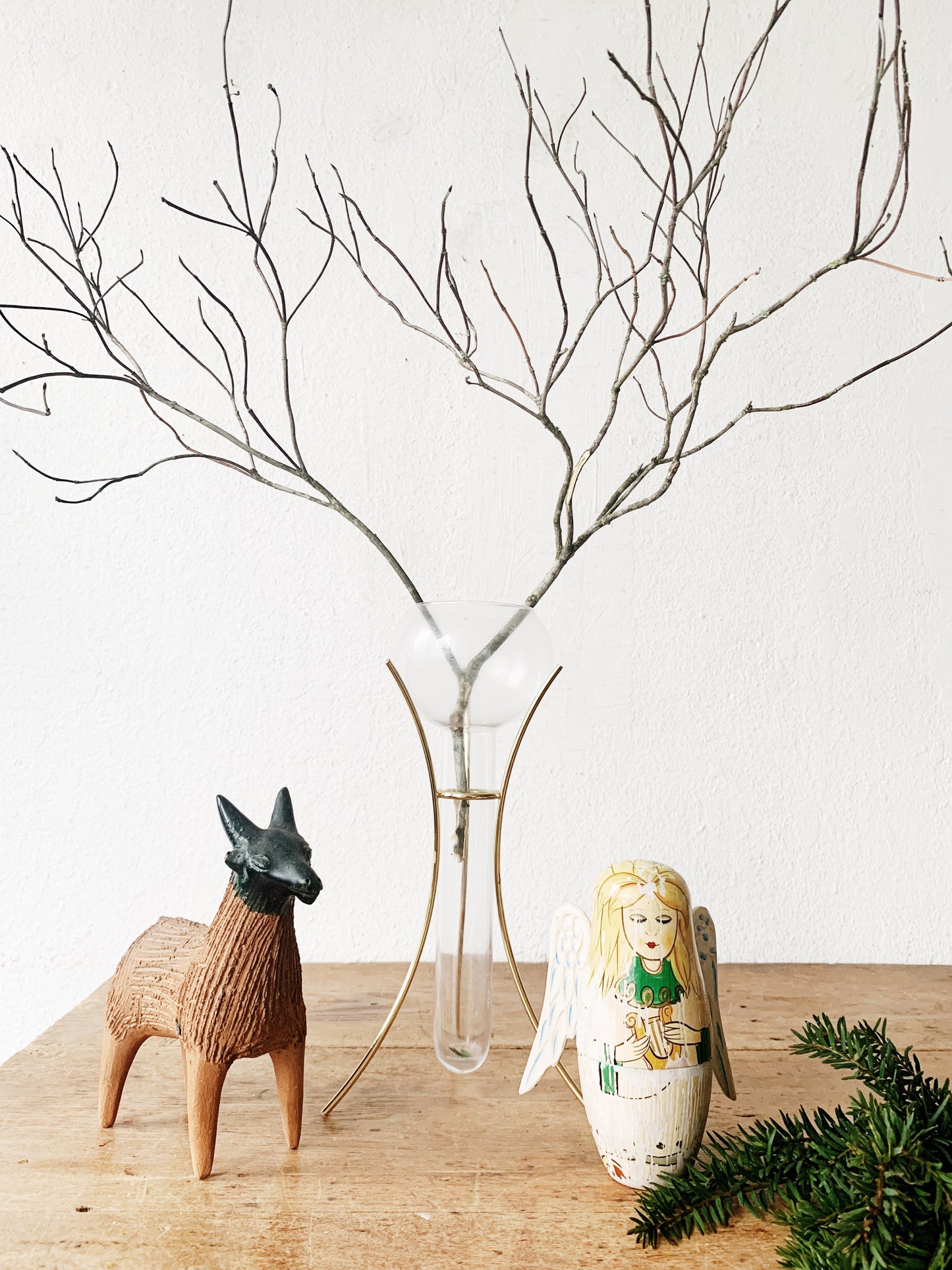 Vintage Hand Painted Angel Matryoshka Dolls