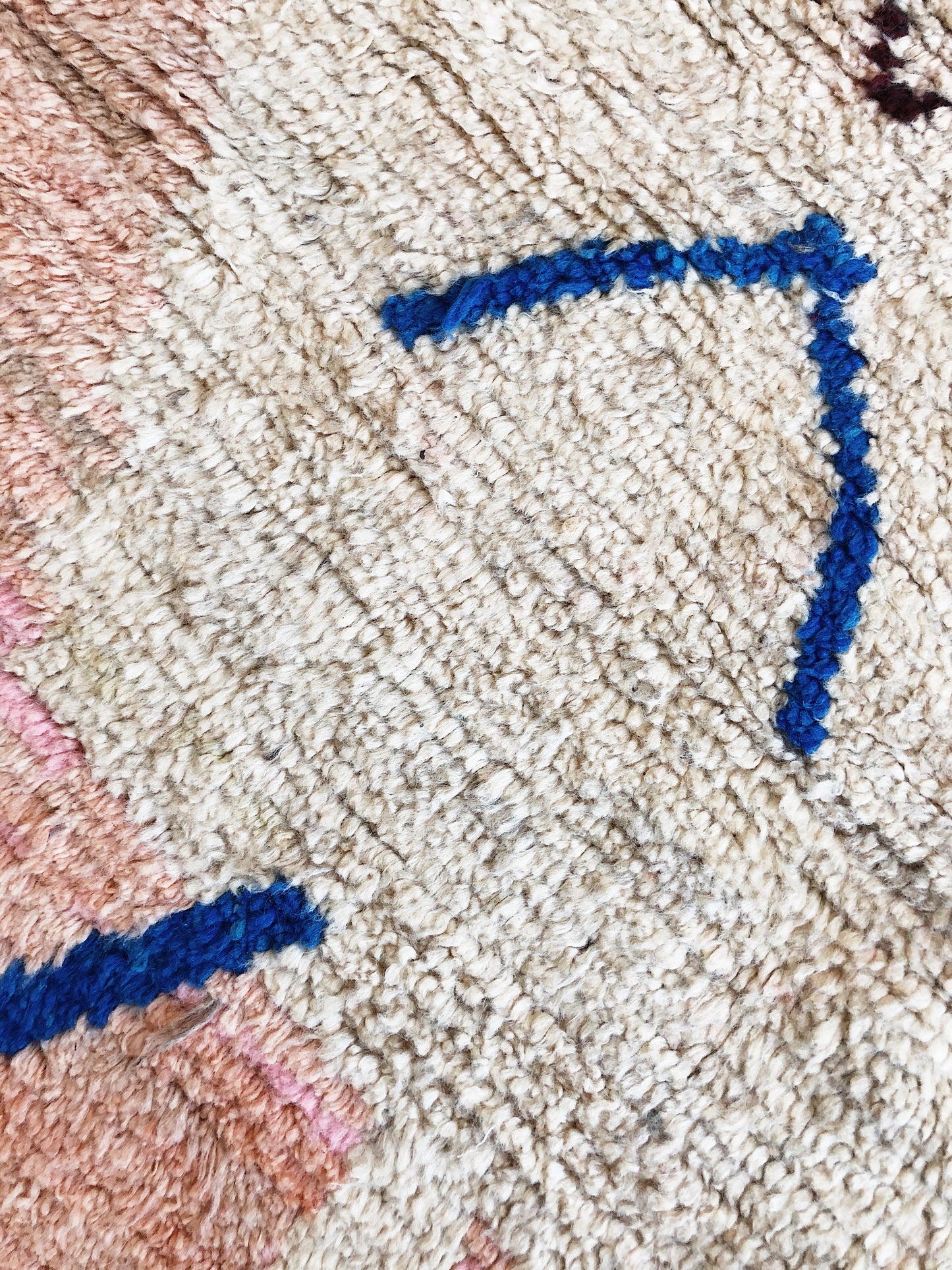 Vintage Moroccan Wool Berber Rug