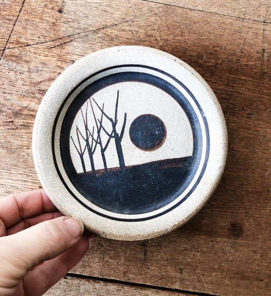 Vintage Ceramic Landscape