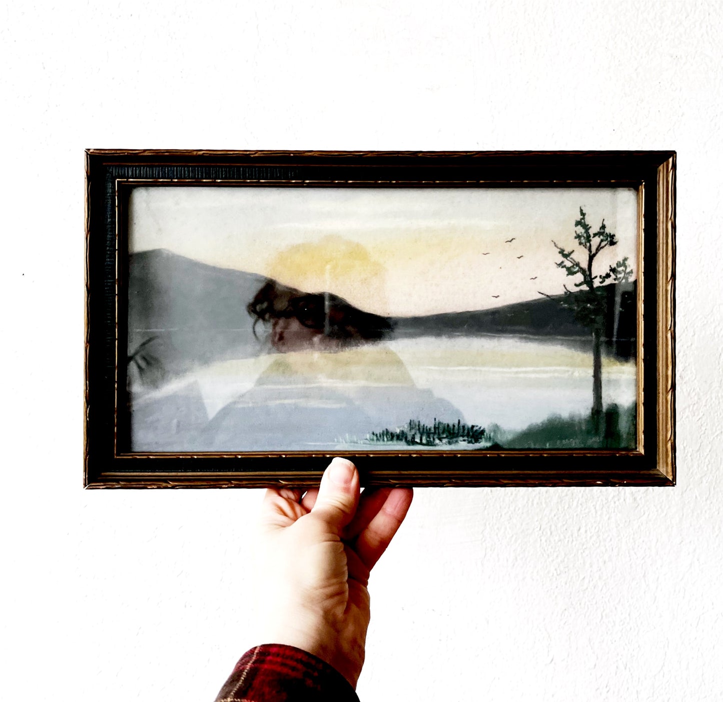 Antique Pastel Painting