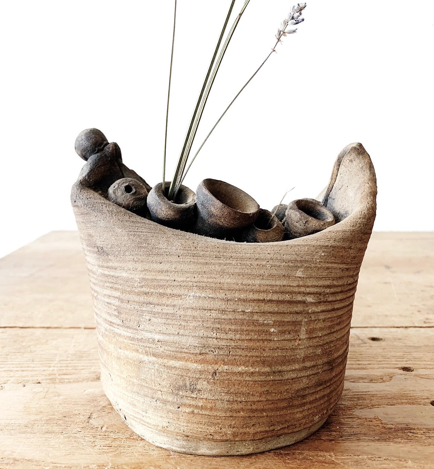 Vintage Art Pottery Vessel