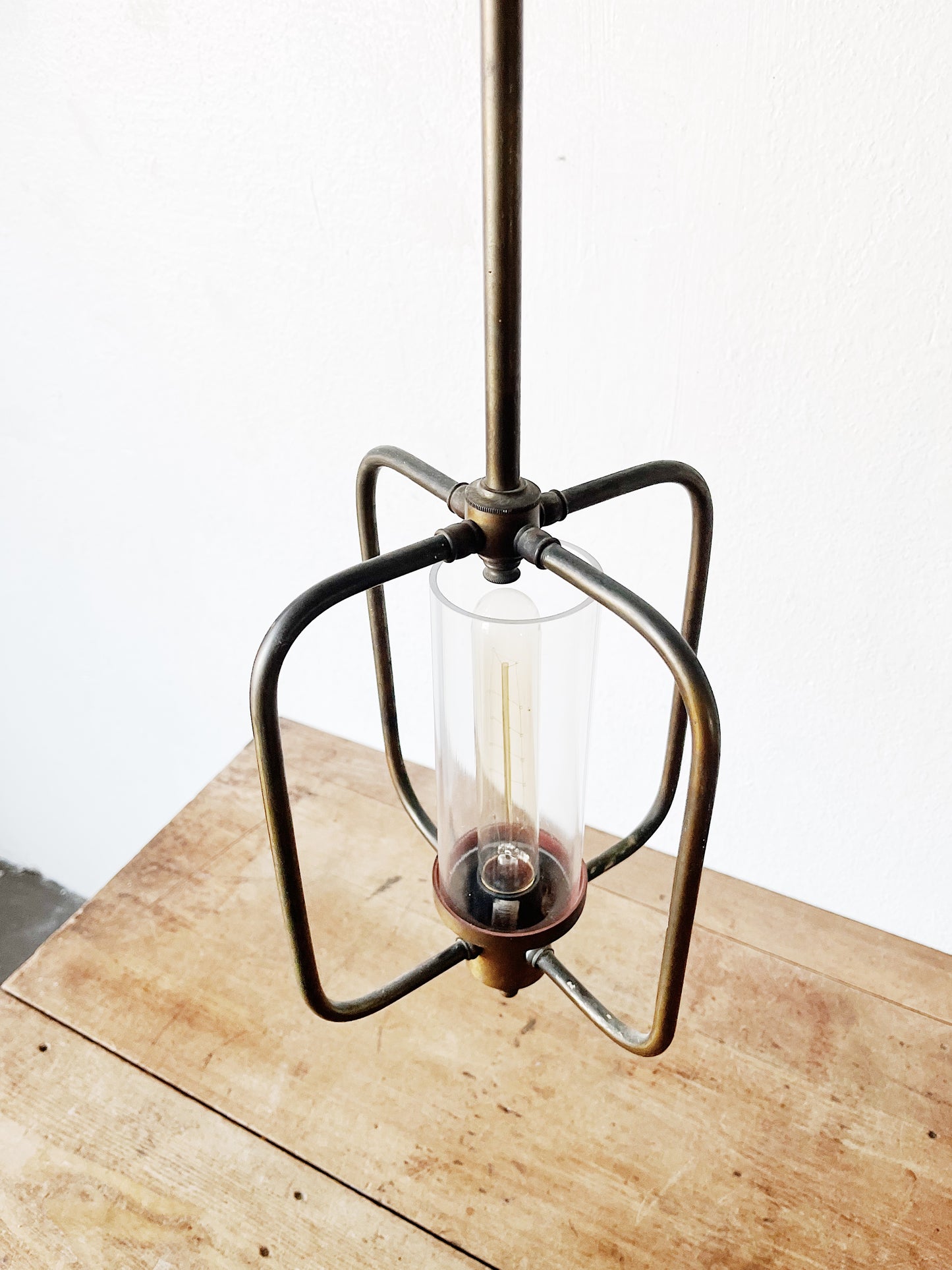Machine Age Brass Pendant Lamp