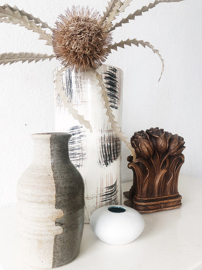 Pair of Syroco Wood Tulip Bookends