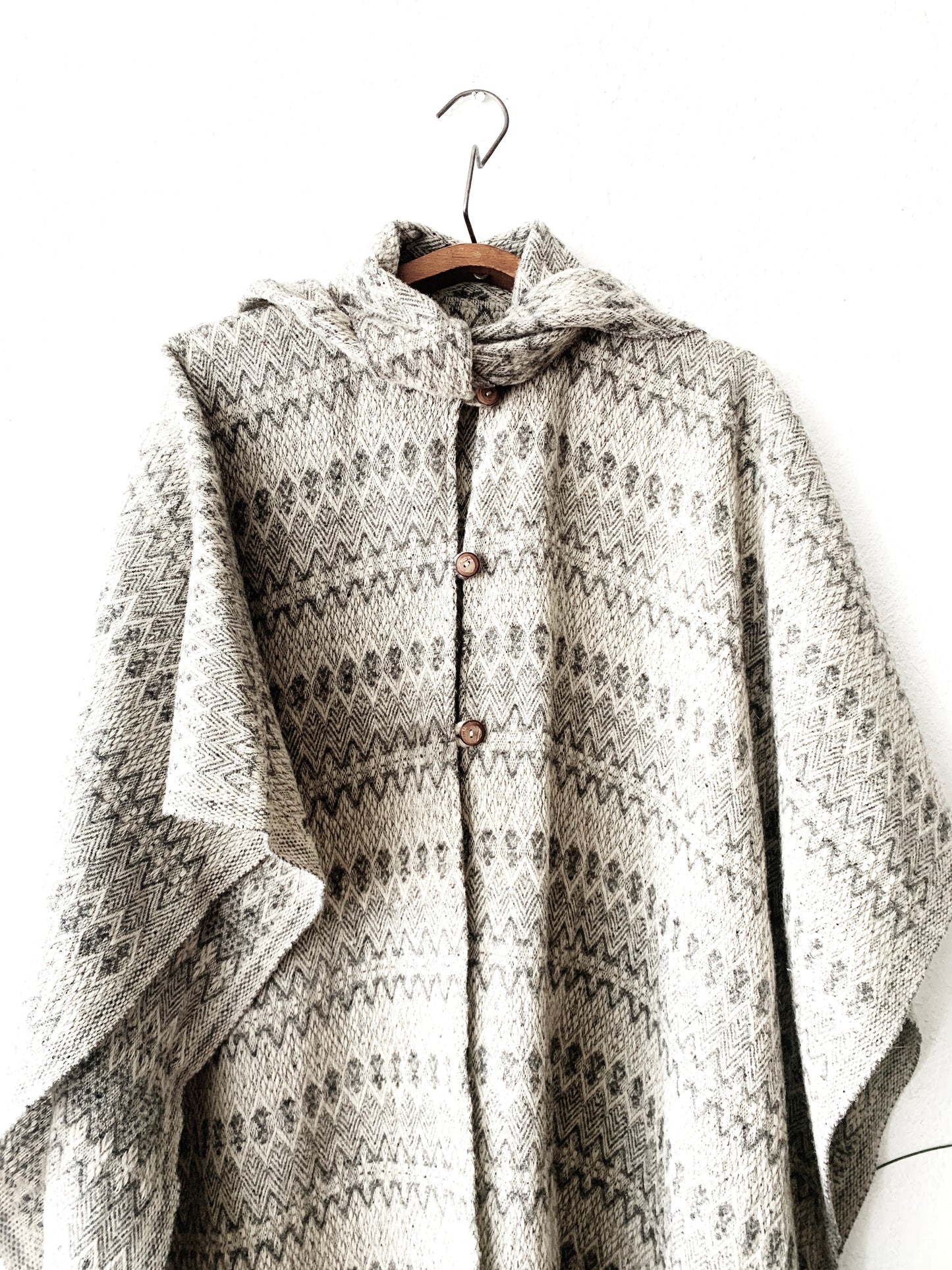 Vintage Wool Cape/ Poncho
