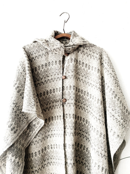 Vintage Wool Cape/ Poncho
