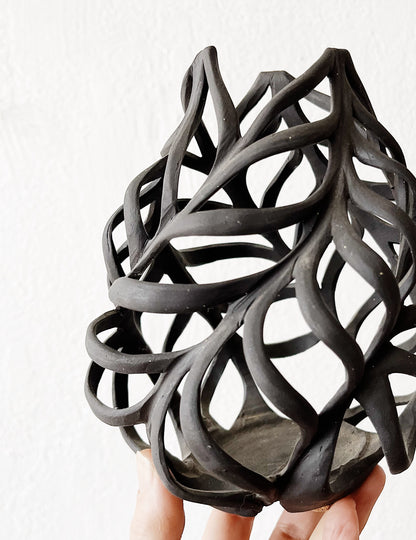 Hand Built Ceramic Luminary