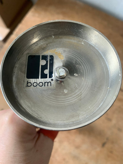 Mid Century Chrome Candle Holder Pair