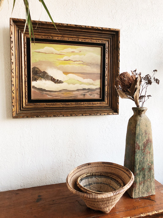 Vintage Original Seascape Painting