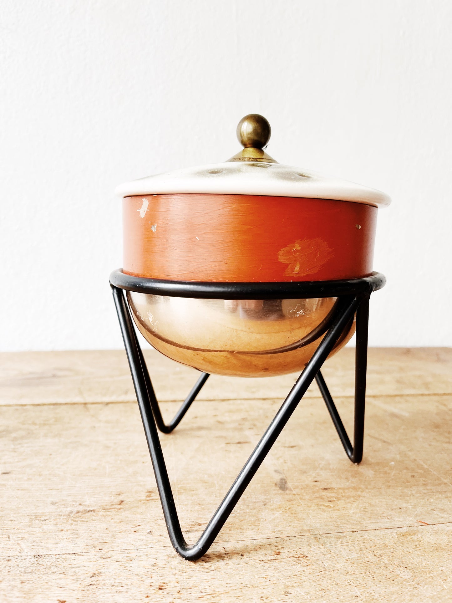 RESERVED SUZANNE Enamel Bowl and Stand