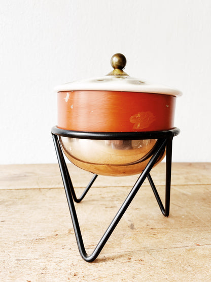 RESERVED SUZANNE Enamel Bowl and Stand