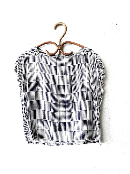 Vintage Evan Picone Boxy Silk Blouse