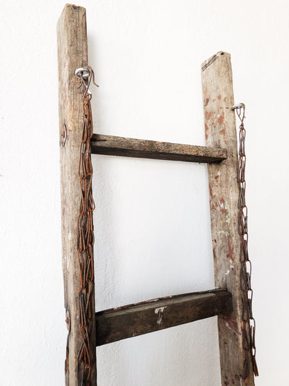 Vintage Industrial Rustic Blanket Ladder