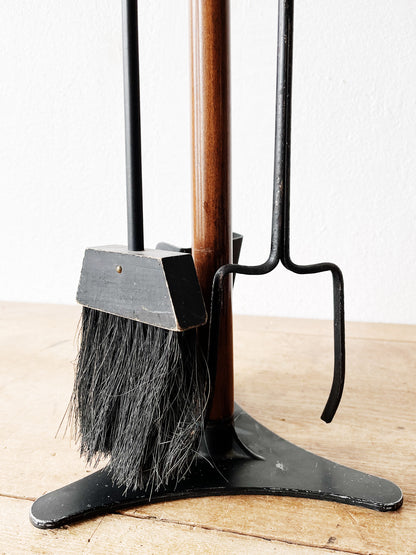 MCM Fireplace Tool Set