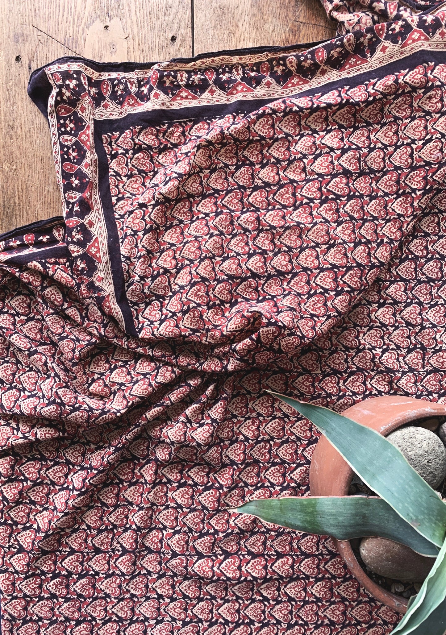 Vintage Cotton Tapestry Tablecloth