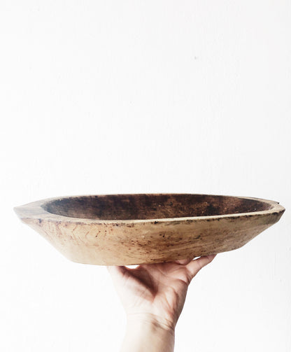Antique Primitive Dough Bowl