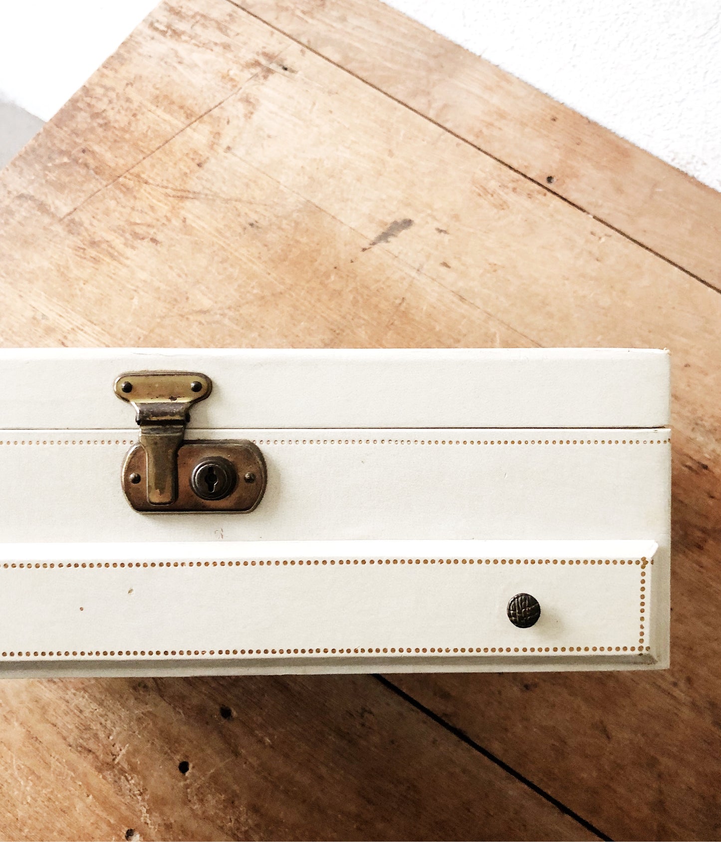 Vintage Jewelry Box with Key