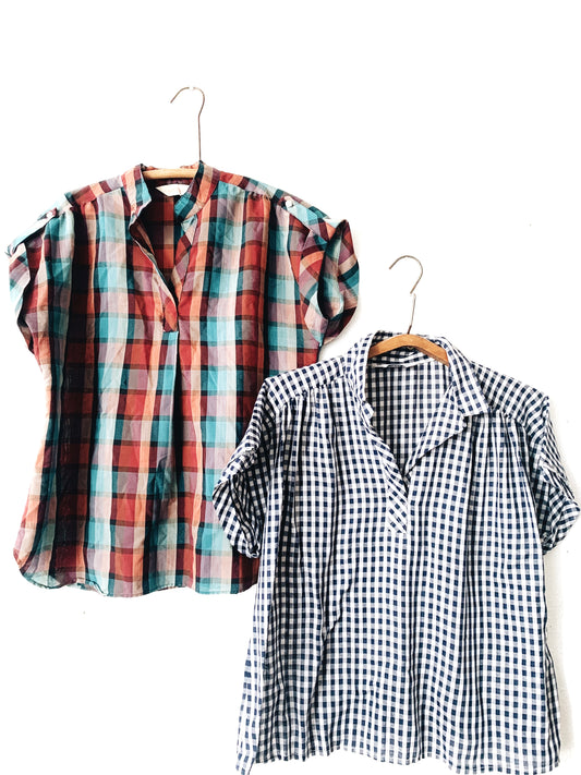 Vintage Plaid / Check Top