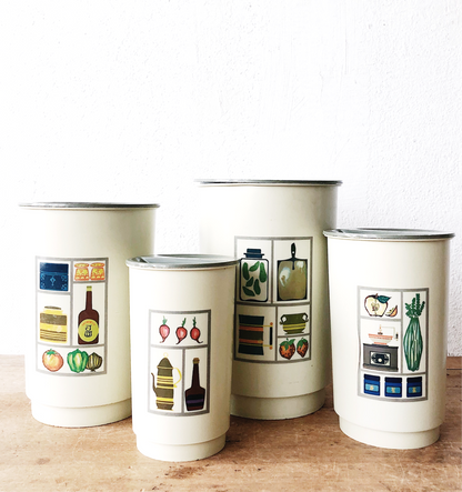 Vintage Nesting Canister Set