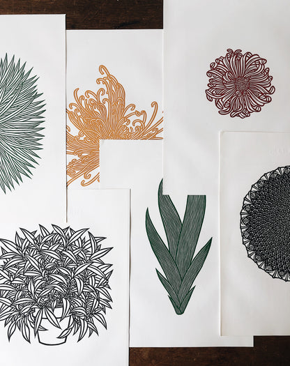 Vintage Czechoslovakian Wood Cut