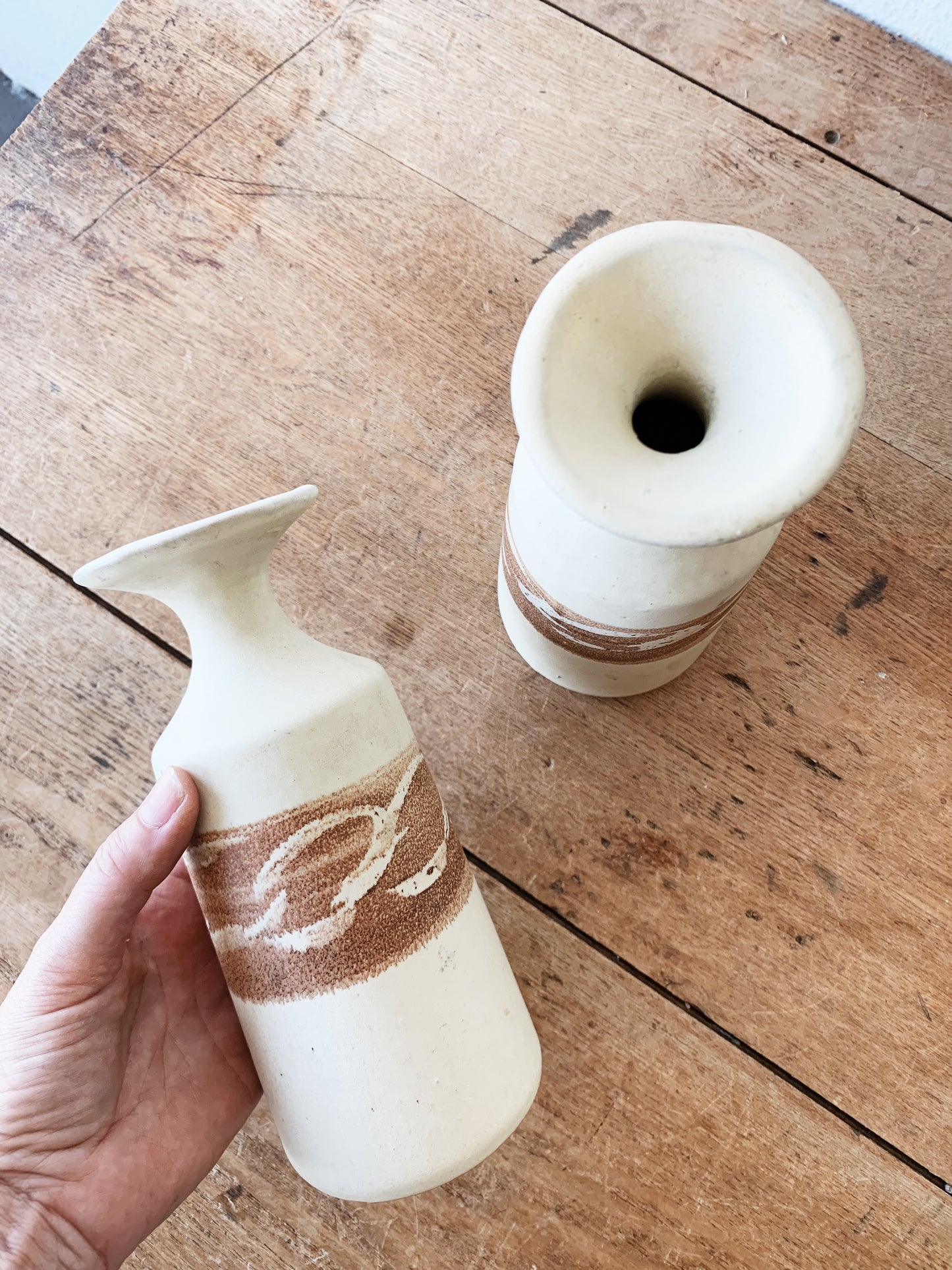 Vintage Pottery Vase or Candle Holder
