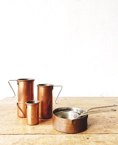 Vintage Copper Measures