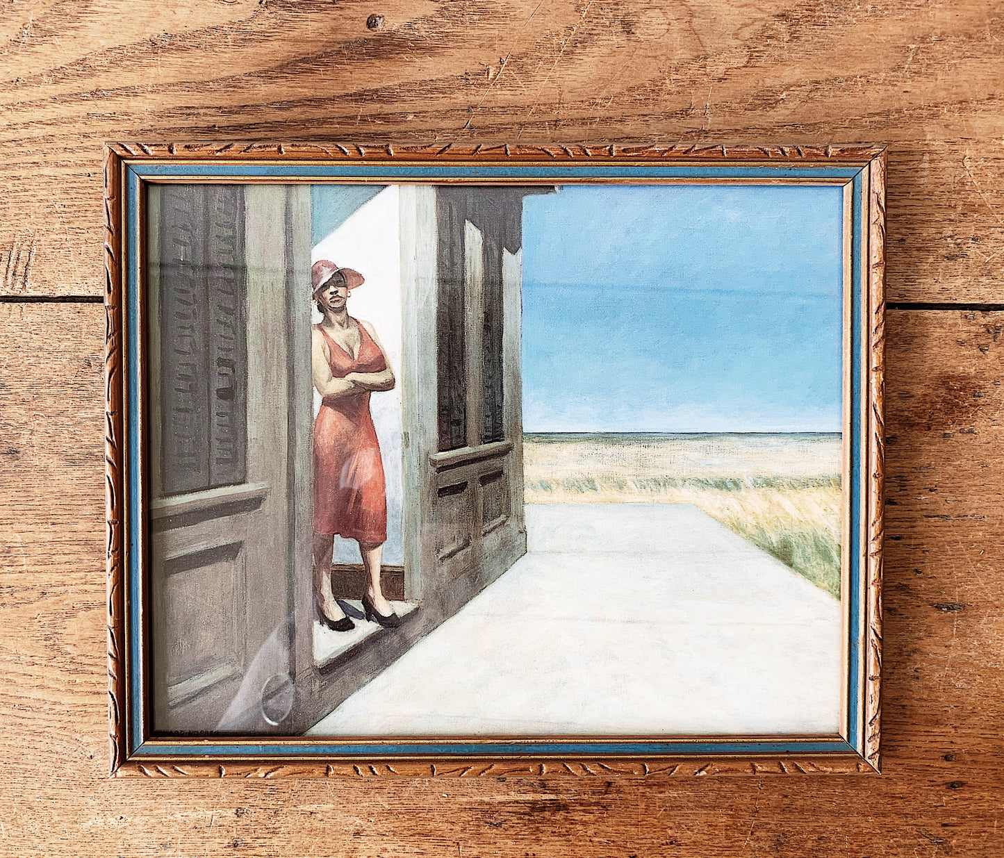 Vintage Framed Ed Hopper Print