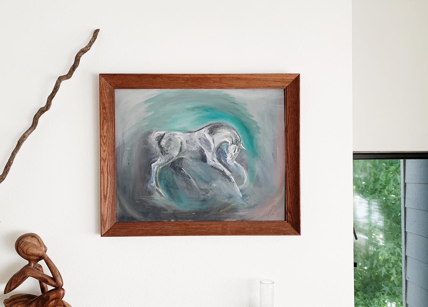 Mid Century Original Signed Oil Painting