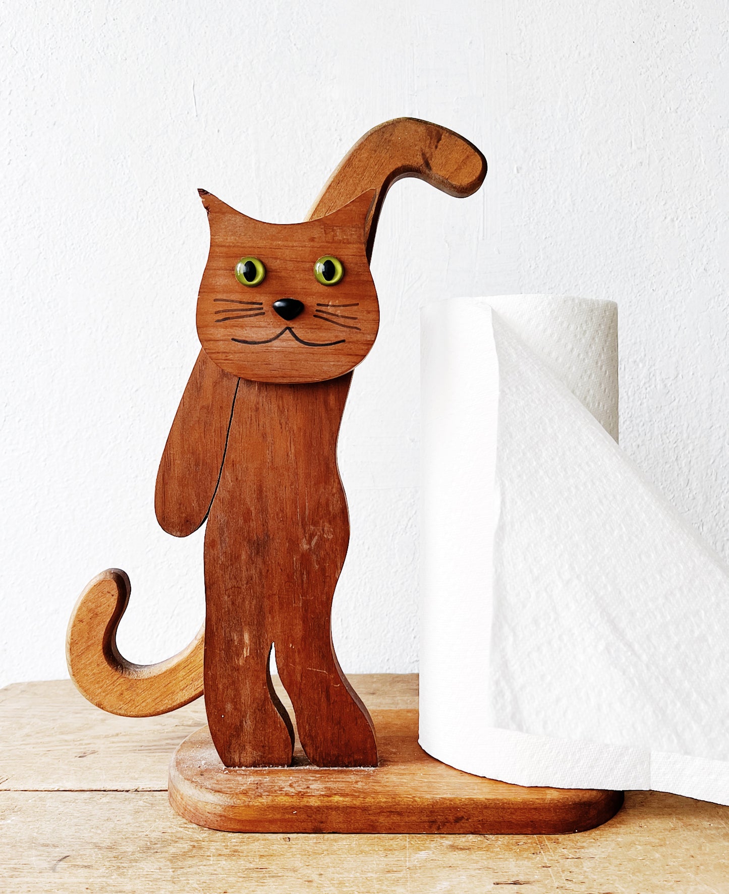 Handmade Paper Towel Holder