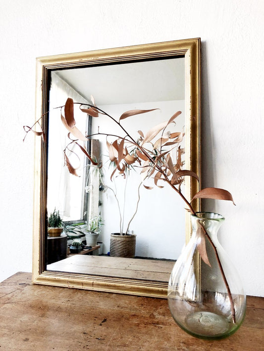 Antique Gold Leaf Mirror