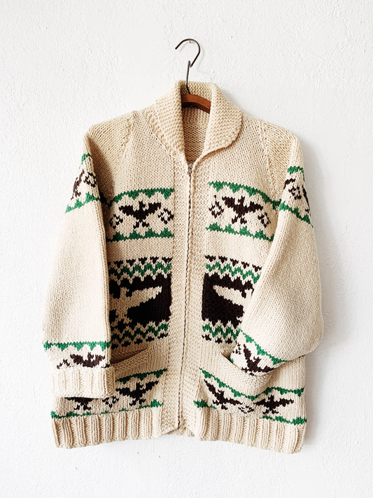 Vintage Wool Cowichan Sweater