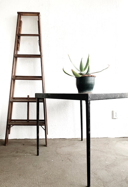 Vintage Metal Folding Card Table