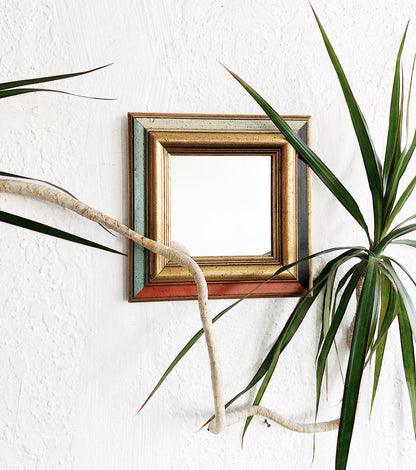 Mid Century Colorblock Mirror