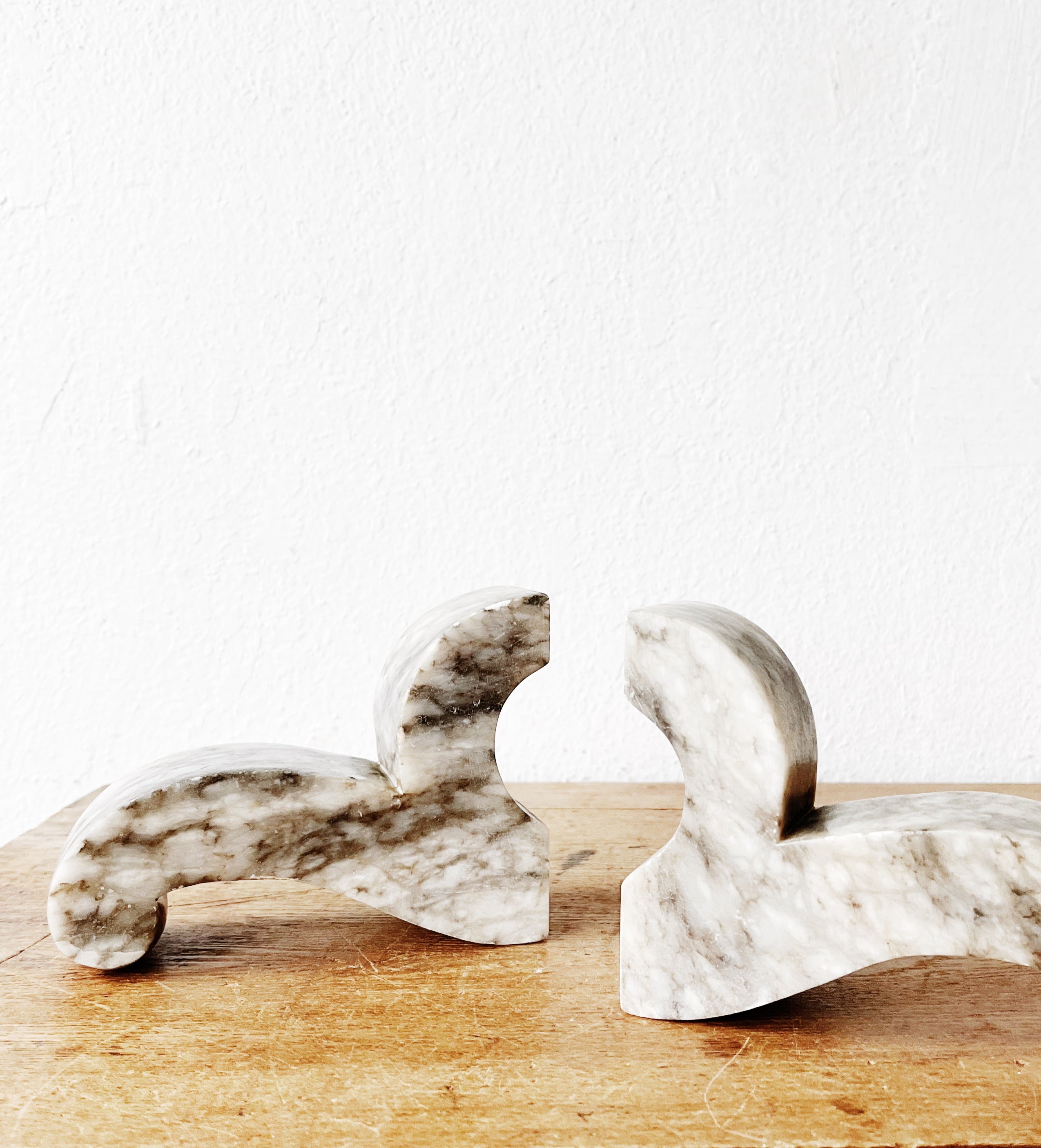 Mid Century Marble Bookends - Thumbnail 5