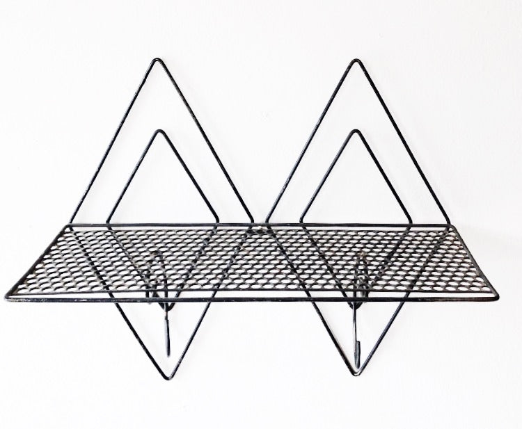 Mid Century Wire Shelf