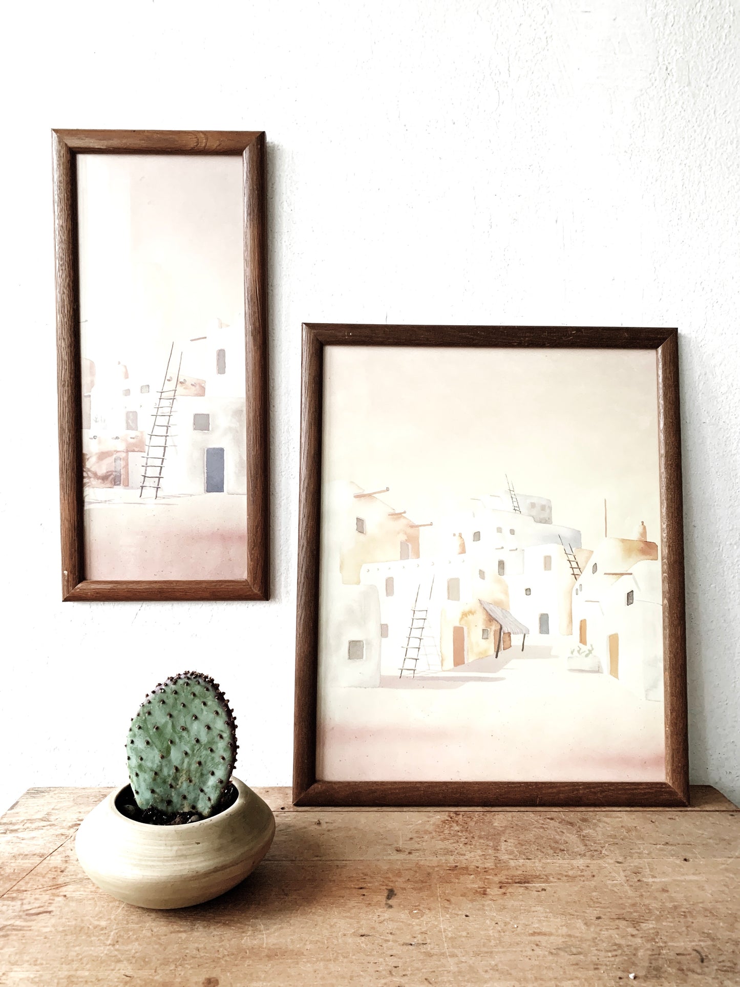 Vintage Pueblo Art Lithograph