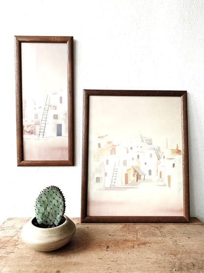 Vintage Pueblo Art Lithograph